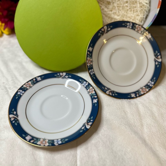 2 Vintage “Legendary” By Noritake PRESCOTT 3880 Saucer Plates 6” - Picture 7 of 10